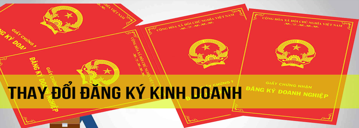 Dịch vụ thay đổi ĐKKD